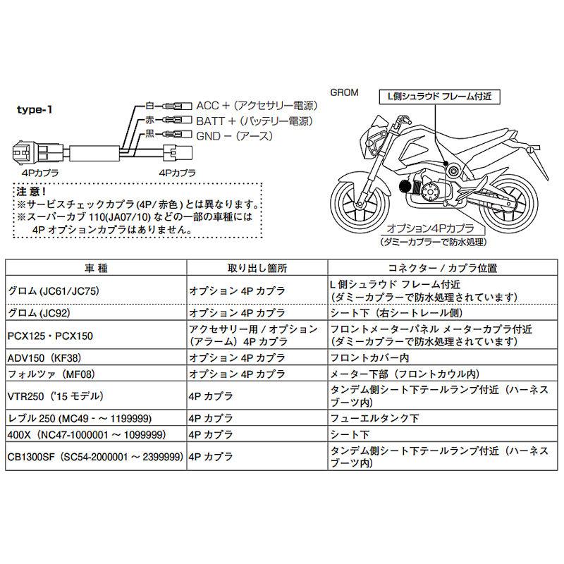 KITACO (在庫あり) キタコ 756-9000100 Aタイプ 電源取り出し KITACO (在庫あり) キタコ 756-9000100 Aタイプ 電源取り出し