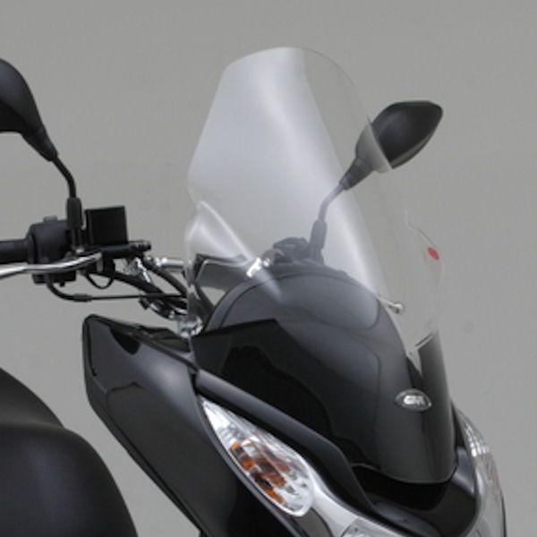 デイトナ DAYTONA 93953 GIVI エアロダイナミックスクリーン クリア D322ST H595×W440mm ホンダ PCX(10〜13年)｜motokichi