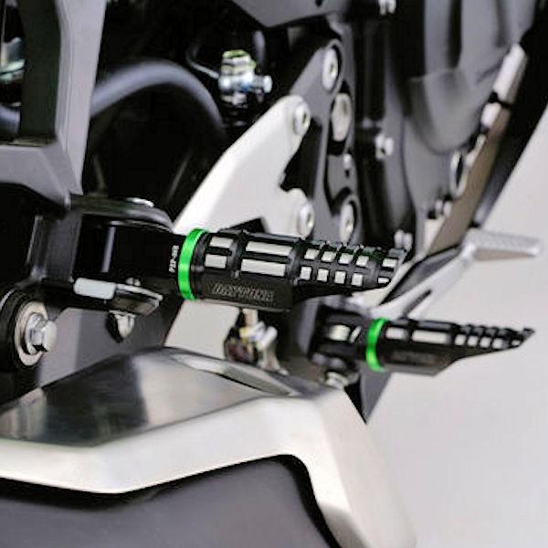 デイトナ DAYTONA 96661 PREMIUM ZONE パッセンジャー側ステップセット 【PZR-08】 KAWASAKI車用 type2〈ZRX1200DAEG等〉
