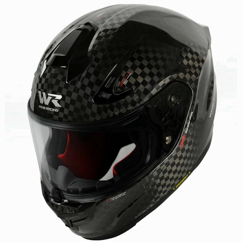 A-FORCE WINS RR 12K ドライカーボン フルフェイスヘルメット MFJ公認