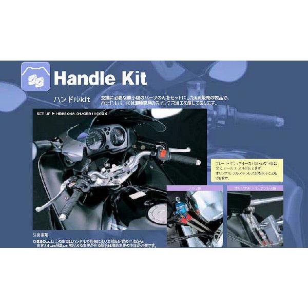 ハリケーン (HURRICANE) HBK639 フラット2型 ハンドルキット ヤマハ ドラッグスター400/1100/クラシック(DS400は'00〜'08年車) ケーブル交換不要