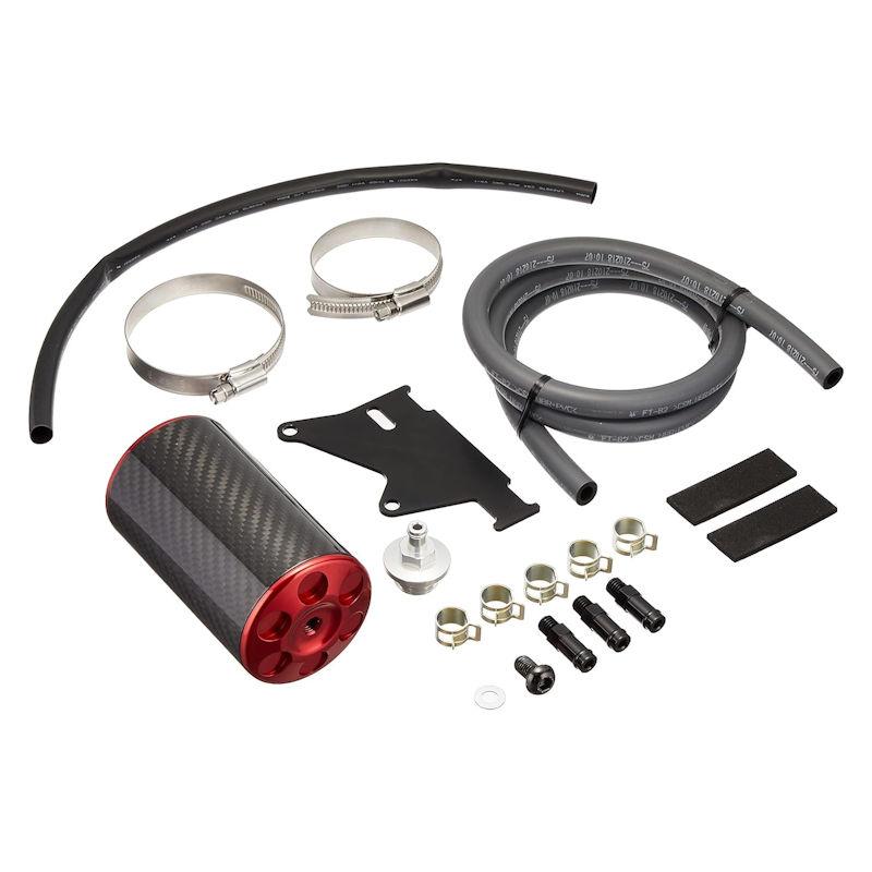 KITACO キタコ オイルキャッチタンク 220cc アルミ製カーボン巻 KITACO キタコ オイルキャッチタンク 220cc アルミ製カーボン巻