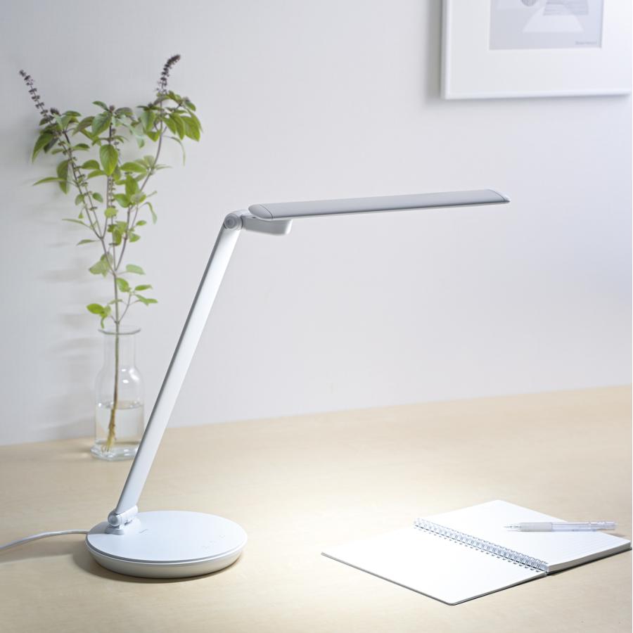 マルチリフラクションデスクライトVer2/ GST011W 白 目にやさしい照明 ブルーライト45%CUT 当社比２関節 A形