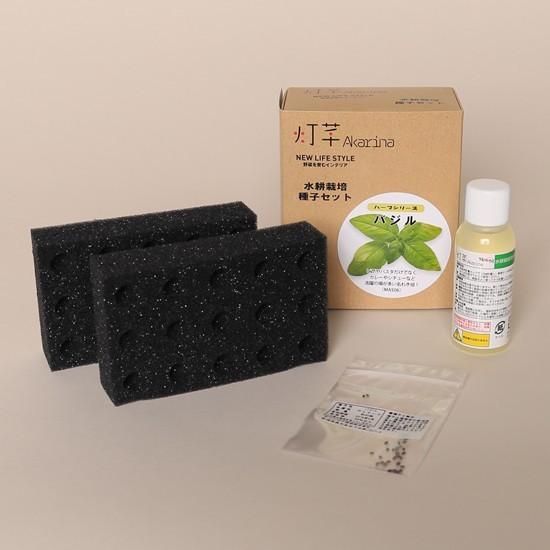 ハーブ 種 バジル 水耕栽培用種子 バジル種子約30粒 液体肥料50ml 培地スポンジ30個 定形外郵便なら送料340円 Mas06 灯り工房モトム ヤフー店 通販 Yahoo ショッピング