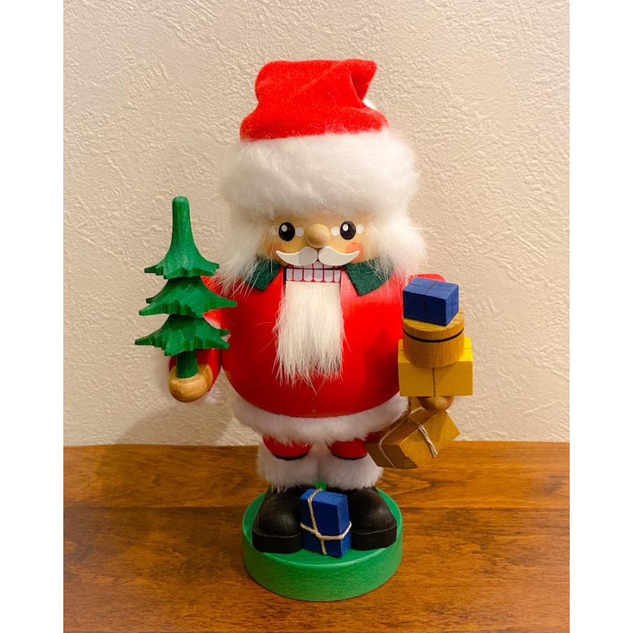 ドイツ木工芸品 ナッツクラッカー くるみ割り人形 サンタクロース