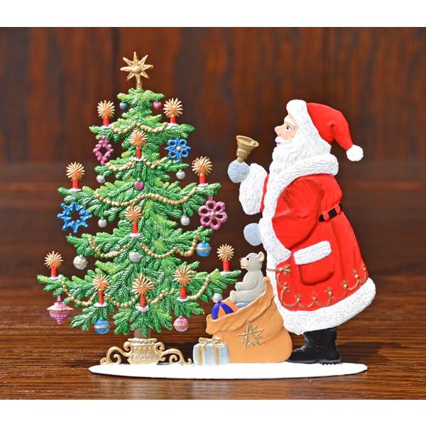 ドイツ錫(すず)飾り・サンタクロース　クリスマスツリー　プレゼント