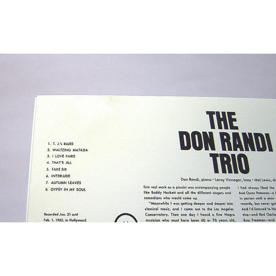 【中古】THE DON RANDI TRIO ドン・ランディ・トリオ　／　WHERE DO WE GO FROM HERE? 〔CD〕｜motomachirhythmbox｜04