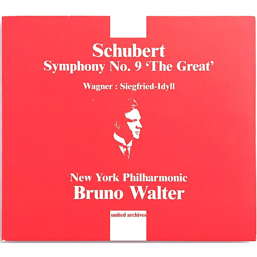 中古】 BRUNO WALTER ブルーノ・ワルター ／ SCHUBERT : SYMPHONY NO