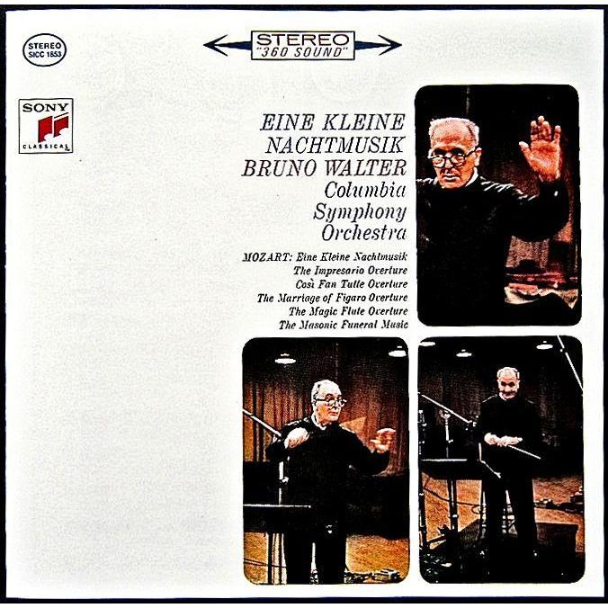 【中古】 BRUNO WALTER ブルーノ・ワルター（指揮）　／　MOZART : Eine Kleine Nachtmusik & Overtures 〔CD〕｜motomachirhythmbox