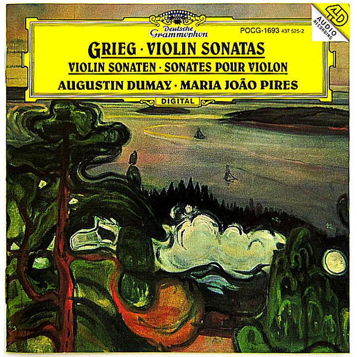 【中古】AUGUSTIN DUMAY , MARIA JOAO PIRES オーギュスタン・デュメイ（ヴァイオリン）　／　GRIEG : VIOLIN SONATAS 〔CD〕｜motomachirhythmbox