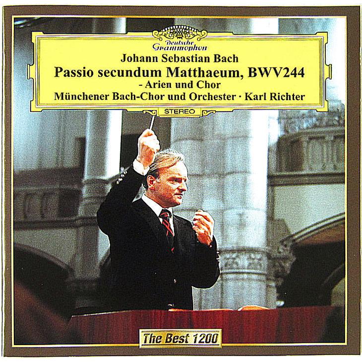 【中古】KARL RICHTER カール・リヒター（指揮）　／　BACH : PASSIO SECUNDUM MATTAEUM,BWV244  〈抜粋〉 〔輸入盤CD〕｜motomachirhythmbox