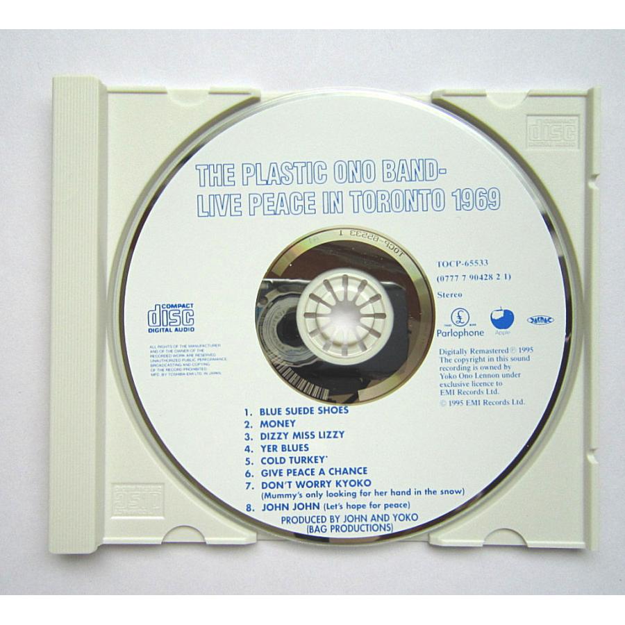 【中古】THE PLASTIC ONO BAND ジョン・レノン & オノ・ヨーコ ザ・プラスティック・オノ・バンド / Live Peace In Toronto 1969 〔CD〕 | | 07