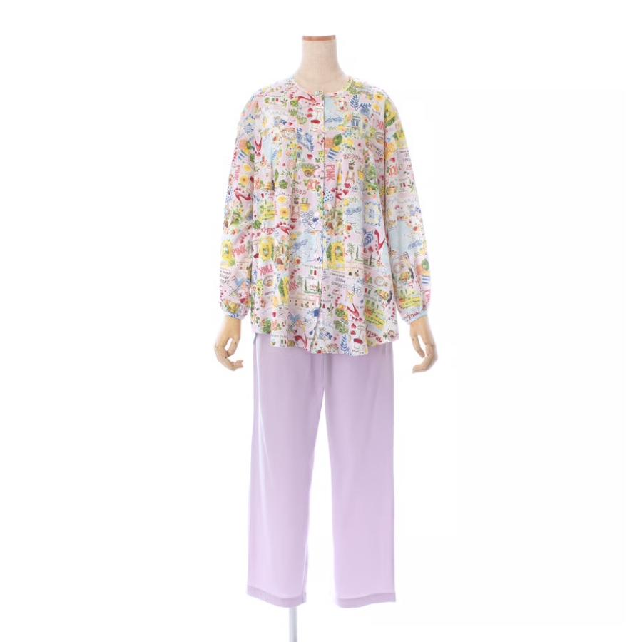26251P】TUNIC（チュニック）2026年春夏新作 7分袖パジャマ 100双天竺