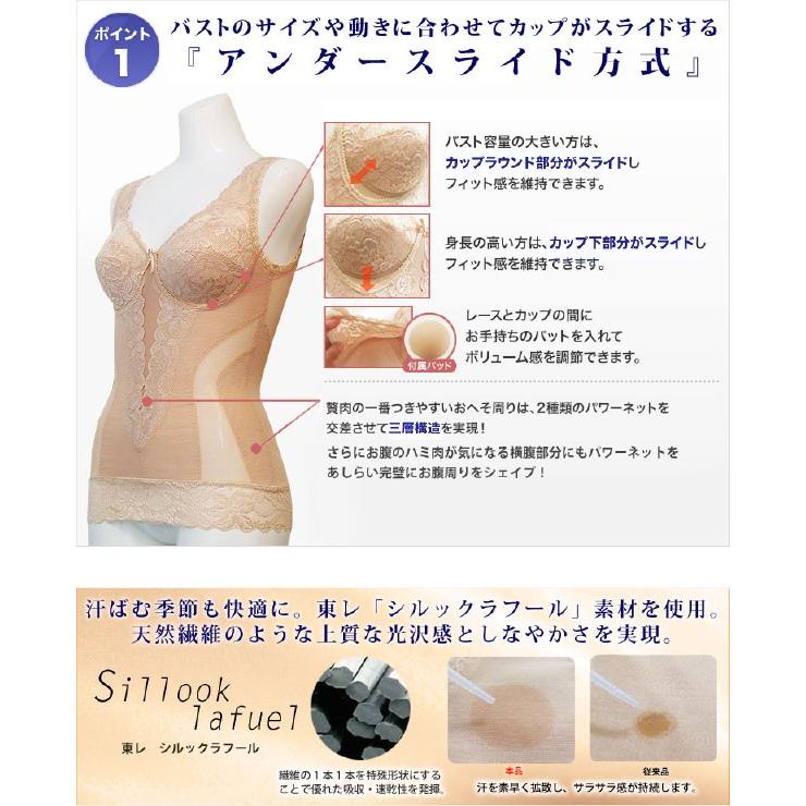 【送料無料】タムラ ハード補正 シルックラフール使用 多機能補正下着ノンワイヤーボディシェイパー#YTP04_1