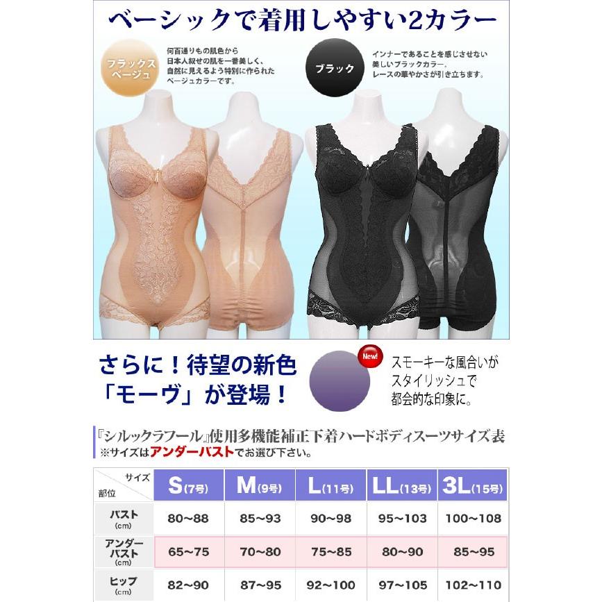 【送料無料】タムラ ハード補正 シルックラフール使用 多機能補正下着ノンワイヤーボディシェイパー#YTP04_3
