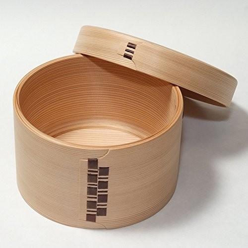 おひつ 3合 栗久 曲げわっぱ 隅丸加工 白木 ギフト 秋田 大館 お