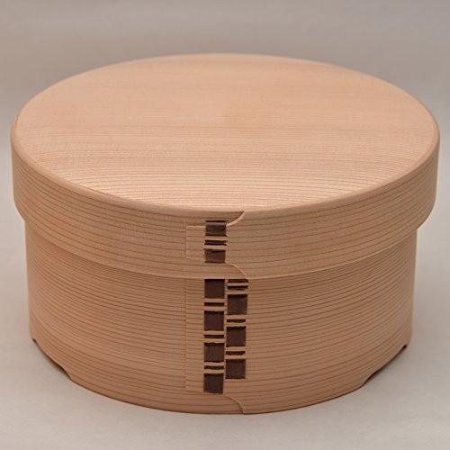 おひつ 5合脚付 栗久 曲げわっぱ 隅丸加工 白木 国産 日本製 お櫃 6人