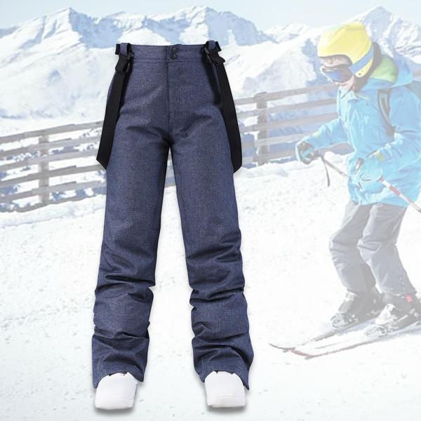 スノースキーパンツ防風断熱暖かい冬メンズレディーススキースノーボードパンツS｜motomurastore3｜07