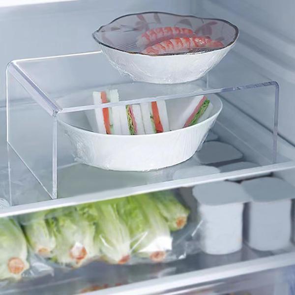 冷蔵庫のキッチンスパイス棚用アクリルラック化粧品収納オーガナイザー｜motomurastore3｜05