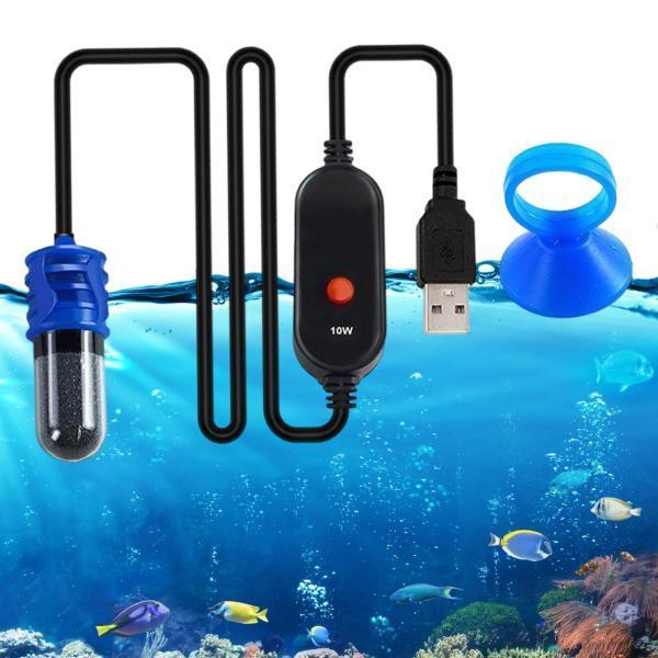 ミニ水族館ヒーター調節可能な USB 加熱ロッド水中サーモスタット｜motomurastore3｜02