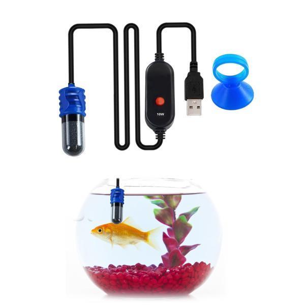 ミニ水族館ヒーター調節可能な USB 加熱ロッド水中サーモスタット｜motomurastore3｜03