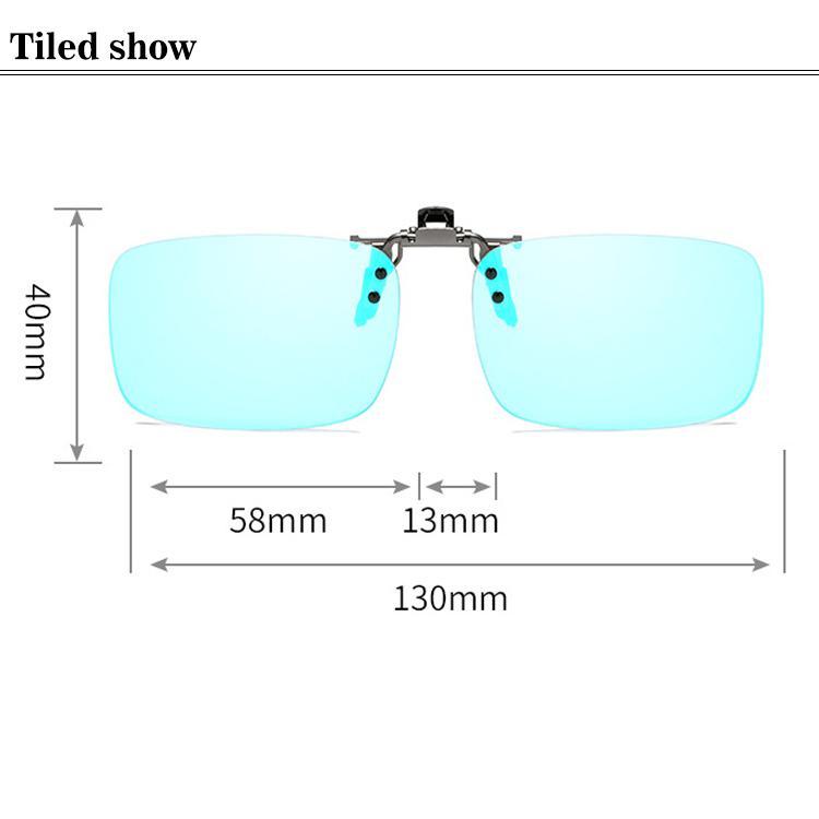 色盲矯正赤緑失明色弱 クリップ式 男女兼用 色覚補正レンズメガネ 近視専用 色盲メガネ 赤緑用色覚異常補正クリップオンレンズ 色覚異常矯正メガネ 赤｜motomurastore3｜08