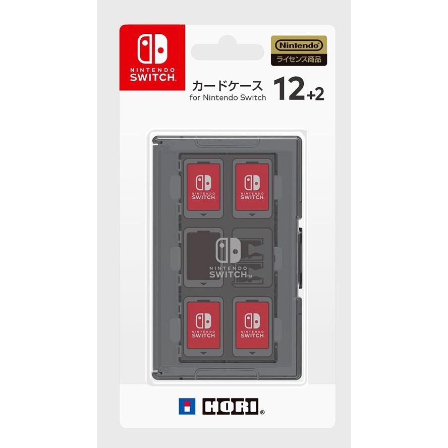 Switch カードケース12+2 for Nintendo ブラック : モトナワールド