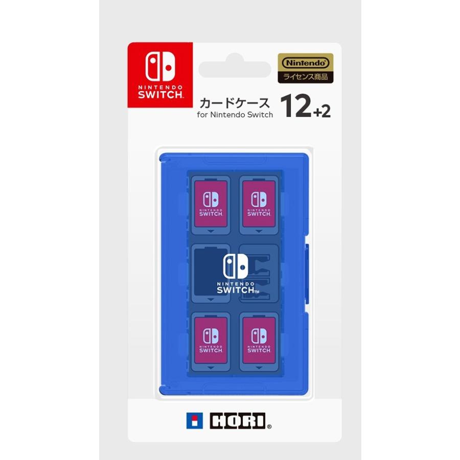 Switch カードケース12+2 for Nintendo ブルー : モトナワールドYahoo