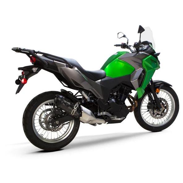Versys-X 250/300 17-22 S1R ブラックカーボン スリップオンマフラー Two Brothers Racing｜motoparts｜02