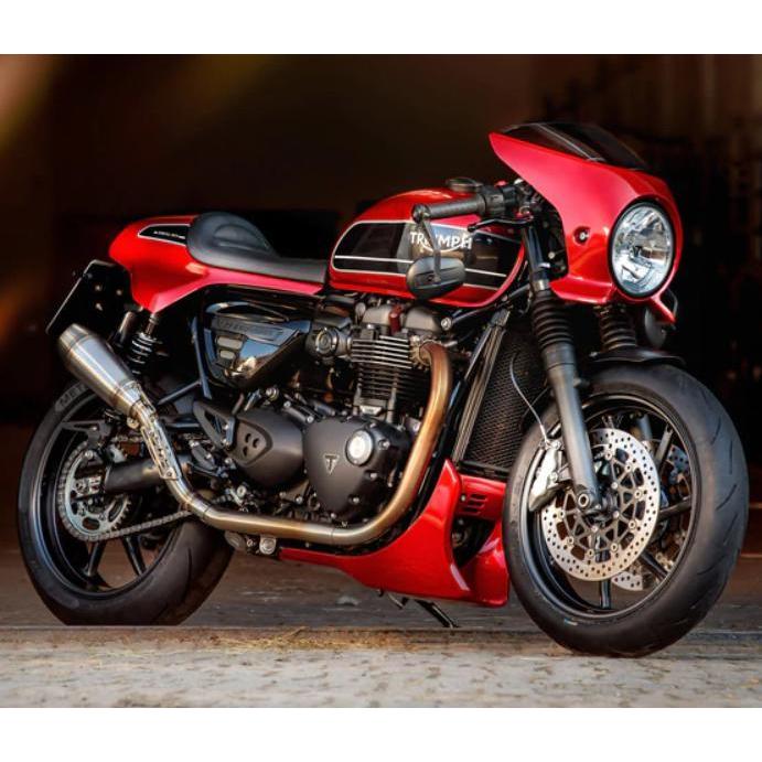 大特価 トライアンフ スピードツイン 19-20 コンプリートボディキット レッド RENNSTALL MOTO ✨新品未使用✨triumph スピードツイン 純正シート