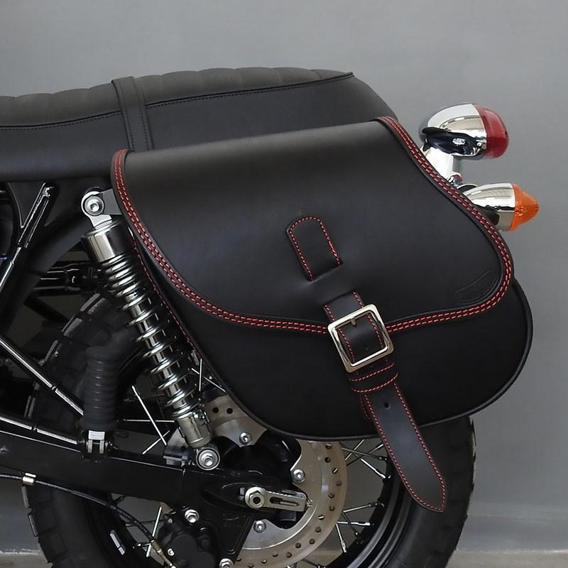 エンズクォイオ(Endscuoio) Bonnie レッドステッチ サイドバッグ左側 トライアンフ トライアンフ Bonnie ボンネビル レッドステッチ 0115 0115 エンズクォイオ(Endscuoio) Bonnie レッドステッチ サイドバッグ左側 トライアンフ トライアンフ Bonnie ボンネビル レッドステッチ 0115 0115