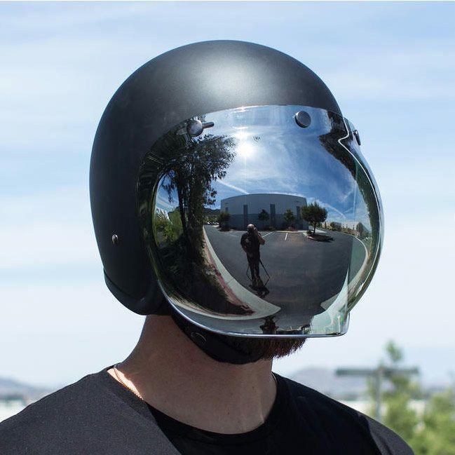 BELL ブリット シールド 抗曇り UV保護 新品未開封 BILTWELL(ビルトウエル) バブルシールド シルバー ANTI-FOG アンチ