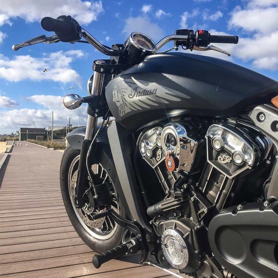 Indian Scout Klassic ハンドルバー クローム : モトパーツ バイク