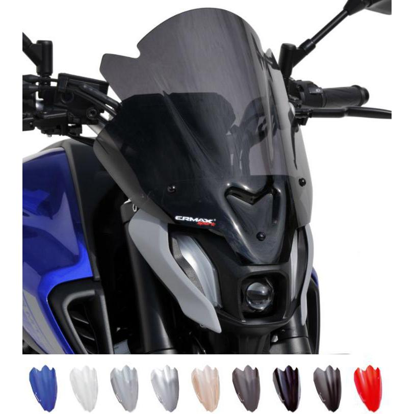 ヤマハ MT-07 21〜 ノーズスクリーン ermax アルマックス : モトパーツ