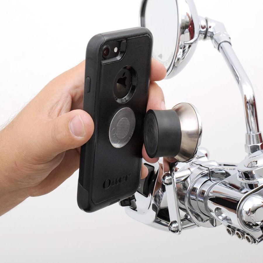 Indian Scout用 iO スマートホンマウント(左用) クローム Klock Werks