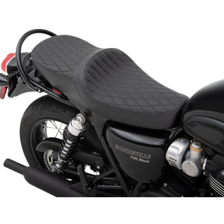 Z1R ローシート ダイヤモンド ブラック トライアンフ T100， T120， Street Twin， Street Scrambler 水冷