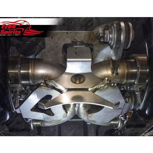 Free Spirits Xパイプ 触媒レス エキゾーストパイプ トライアンフ 水冷