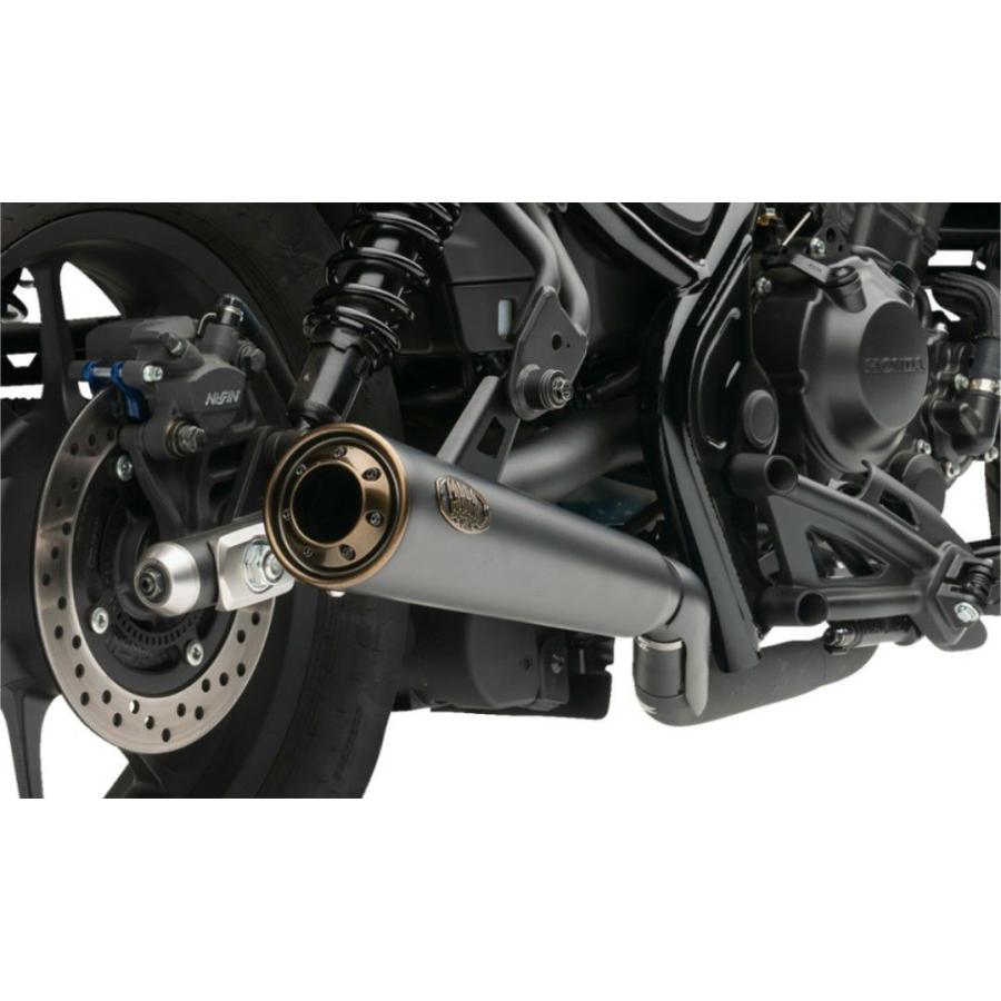 レブル500 スリップオンマフラー ブラック ブロンズチップ COBRA