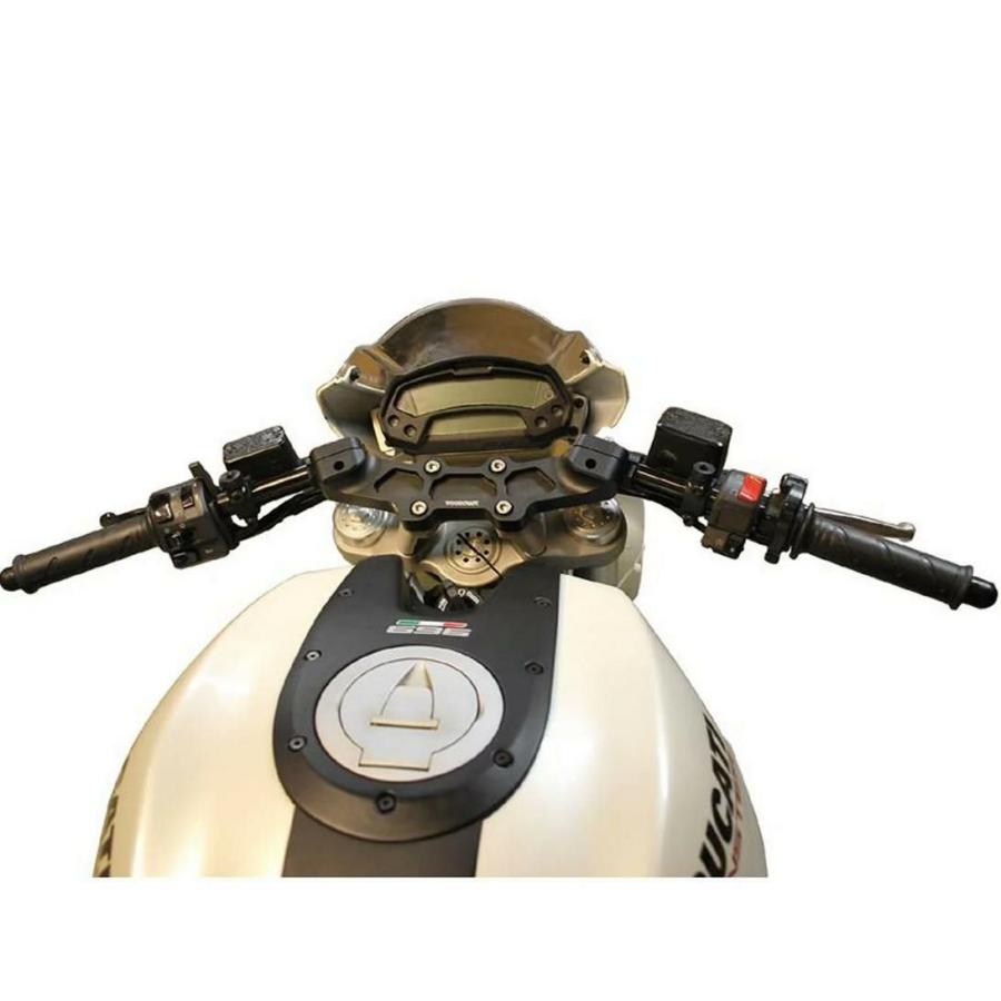 DUCATI モンスター696/796/1100 1-3 インチ ライズアダプタープレート