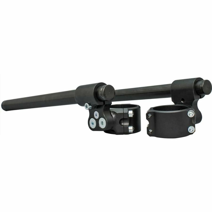 カワサキ ニンジャ400 18- 35mm フロントアジャスタブルライズ セパハン 41mmフォーククランプ ブラック ウッドクラフト