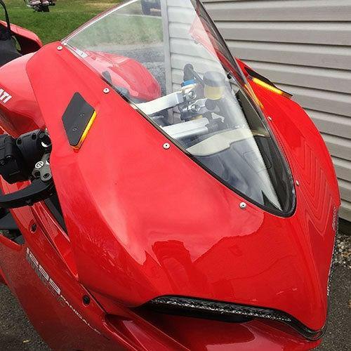 ドゥカティ 1299パニガーレ ミラーブロックオフ LED ウインカー