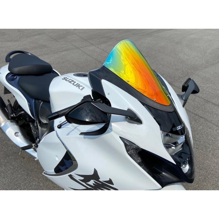 スズキ HAYABUSA GSX1300 カーボンマウントスクリーン(ミラー) ACRY