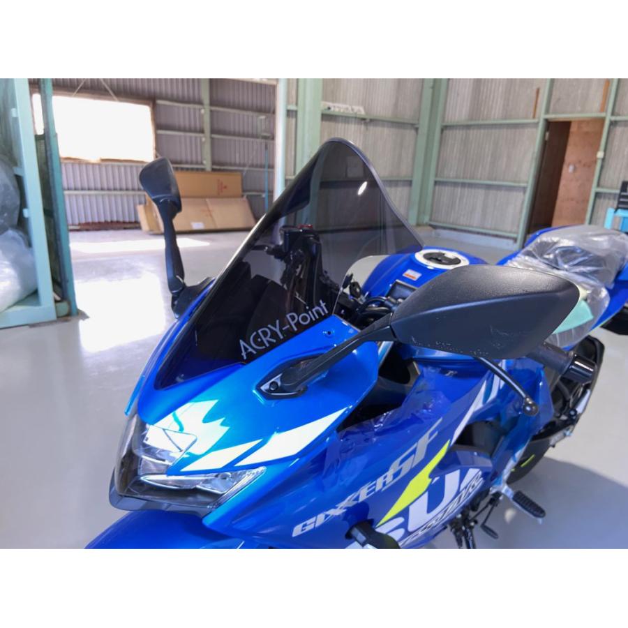 ACRY-pointフロントシールド スモーク カワサキ ZX-25R スクリーン(スモーク) ACRY Point : モトパーツ
