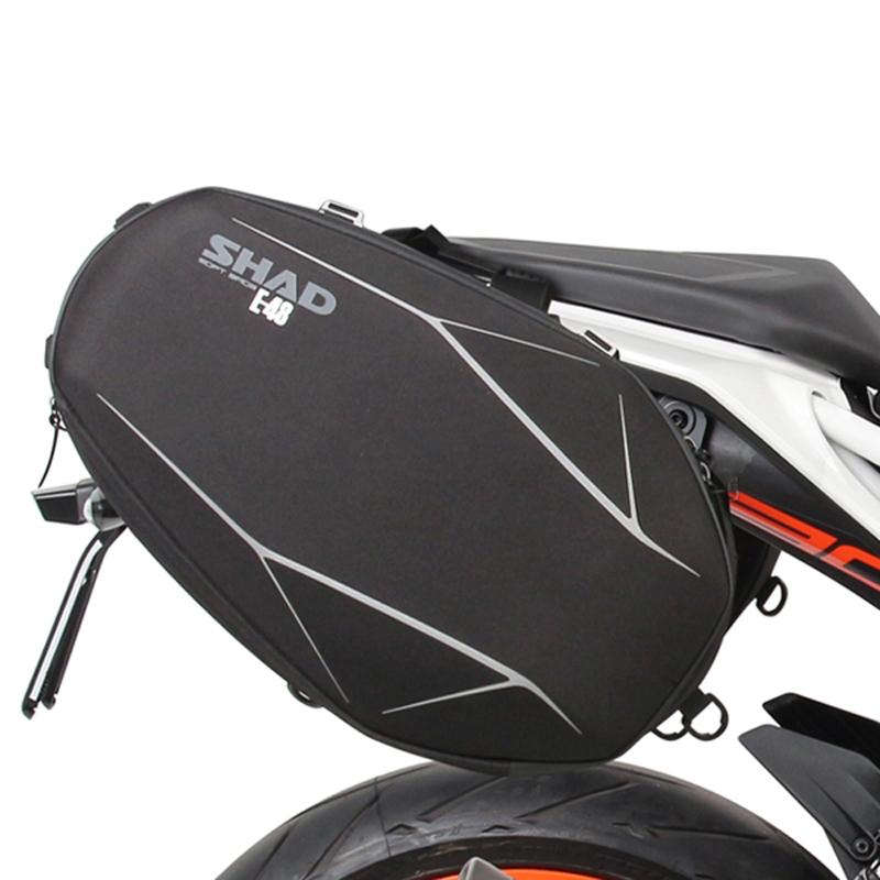 KTM DUKE125 2017年式　shadサイドケース付き KTM デューク 125/250/390 サイドバッグホルダーキット E48/SW42 SHAD