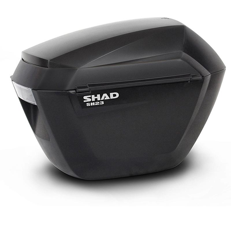 SHAD SH23 サイドケースセット 片側23L (無塗装ブラック) : モトパーツ