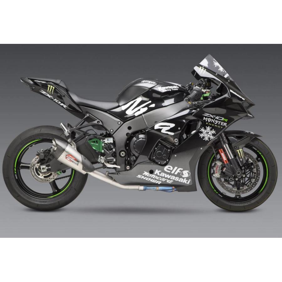 ヨシムラUSA AT2 レース ステンレス 3/4 エキゾースト マフラー カワサキ ZX-10R/RR_1