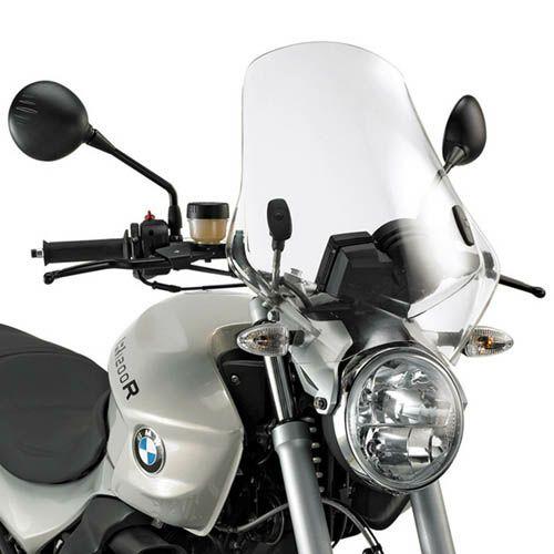BMW R1200R 06-10 ウインドスクリーン 49.5x46 クリア GIVI