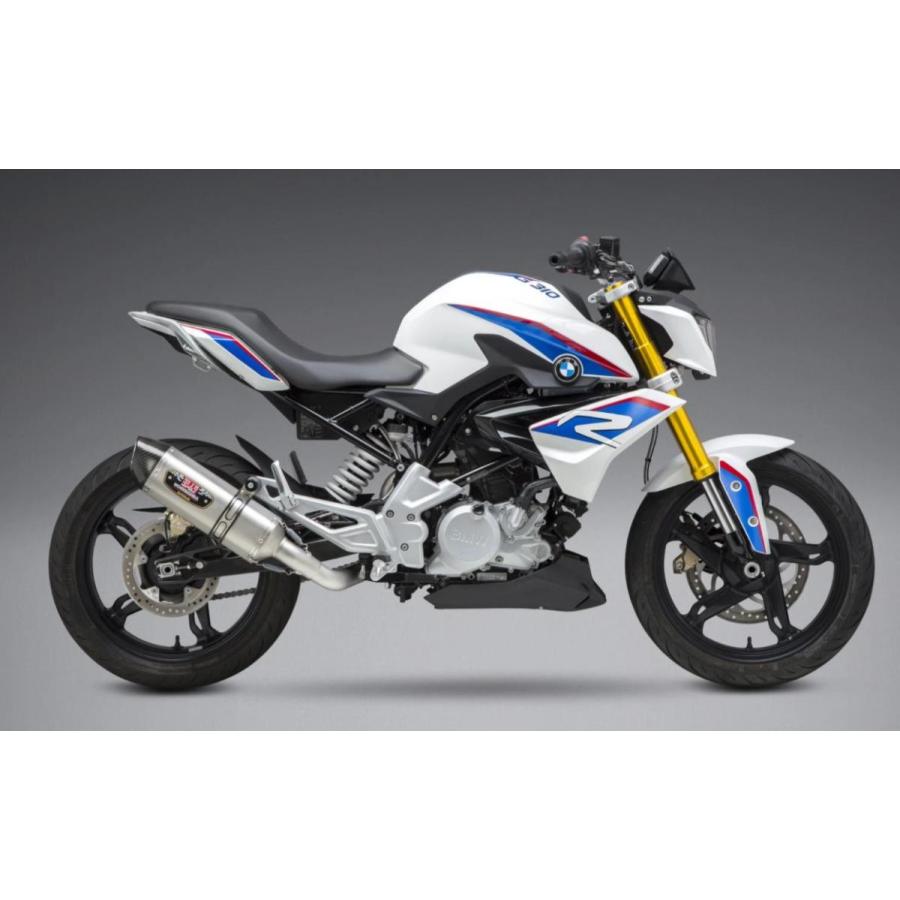 USヨシムラ R-77 ステンレス フルエキゾースト マフラー BMW G310 R/GS｜motoparts｜02