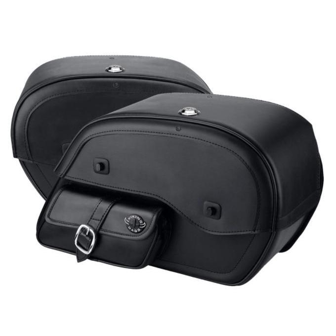 クラフトレザーサイドバック Scout サイドポケット レザー サドルバッグ インディアン Viking Bags