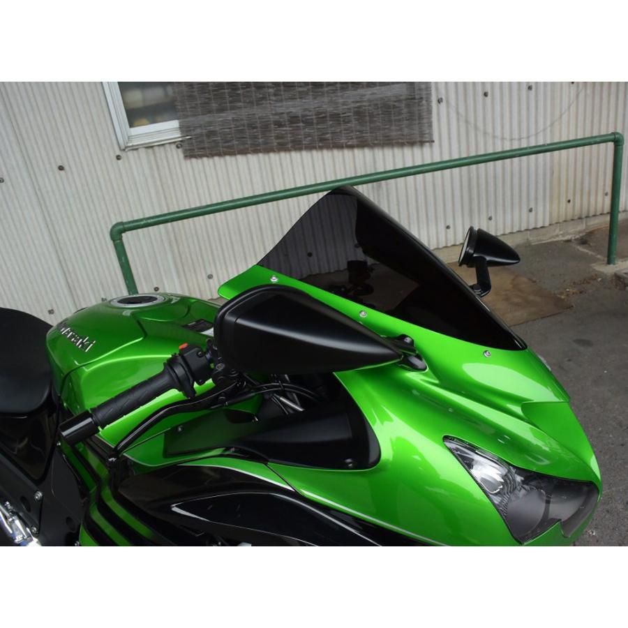 カワサキ ZX-14R スクリーン(スモーク) ACRY Point : モトパーツ